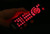backlit remote control